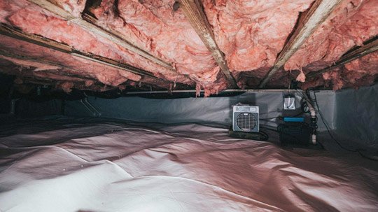 crawl space encapsulation and insulation